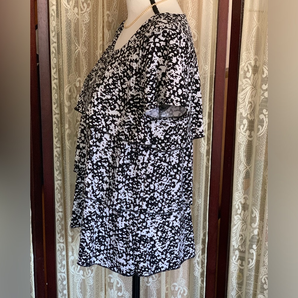NOTATIONS S/S LAYERED TOP - SZ SMALL - Picture 3 of 8